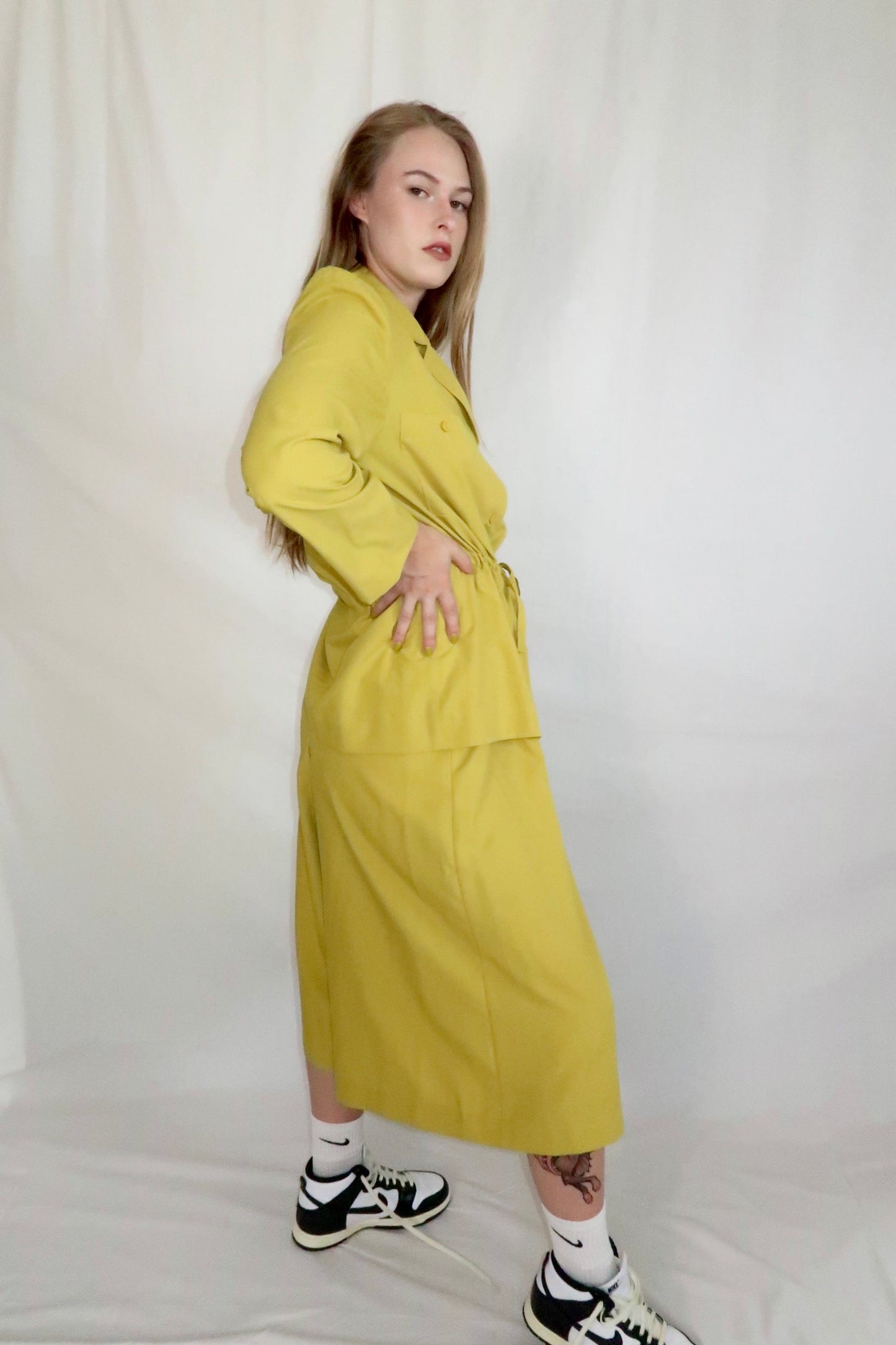 80s Yellow Culotte