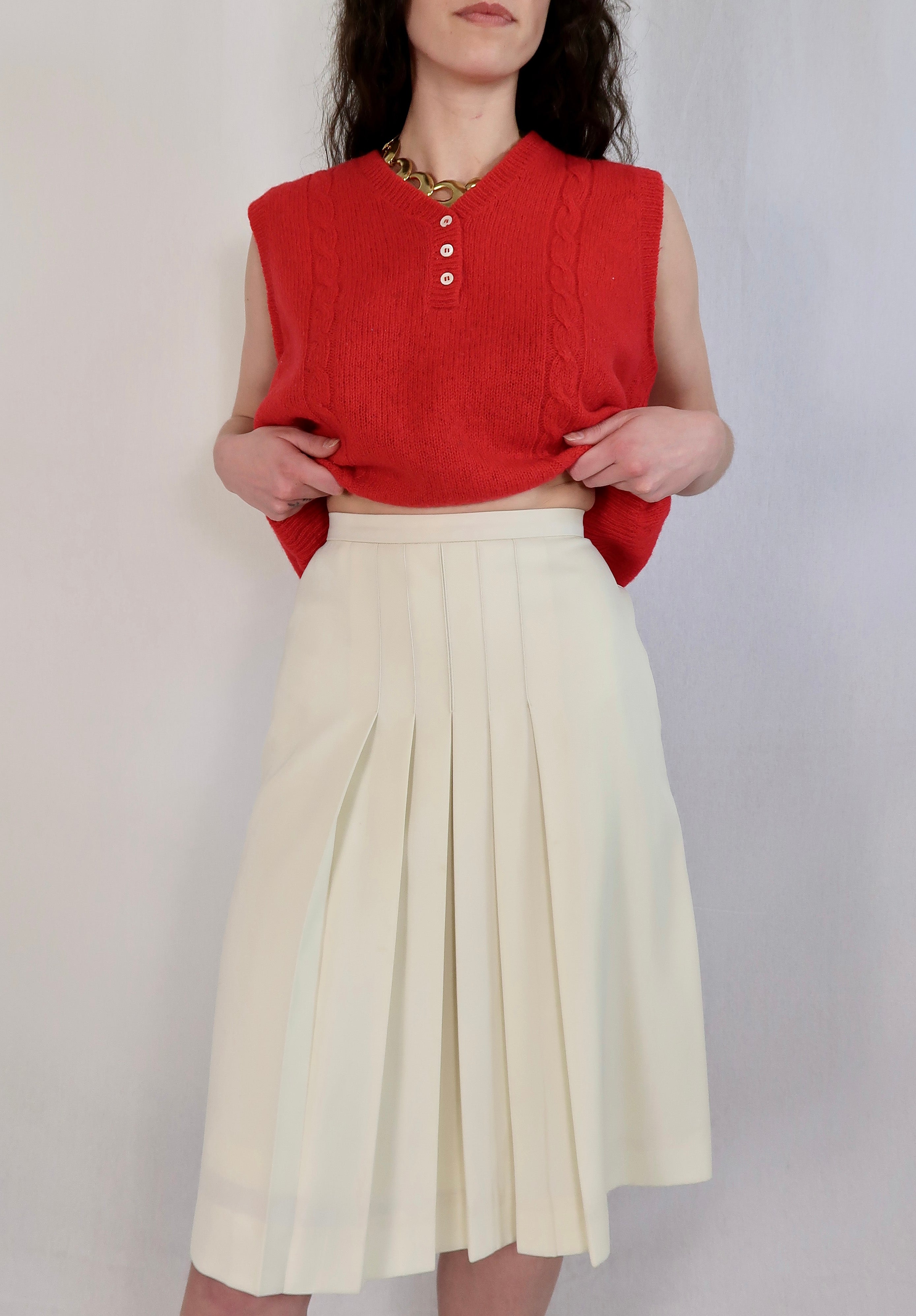 80s Givenchy Pleated Skirt – Lucca Collective